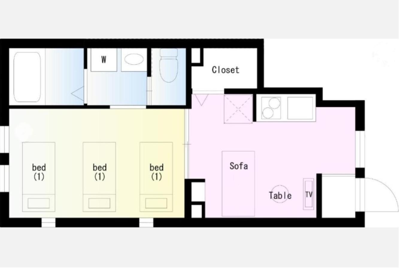 Appartement Lien 西新宿 à Tōkyō Chambre photo